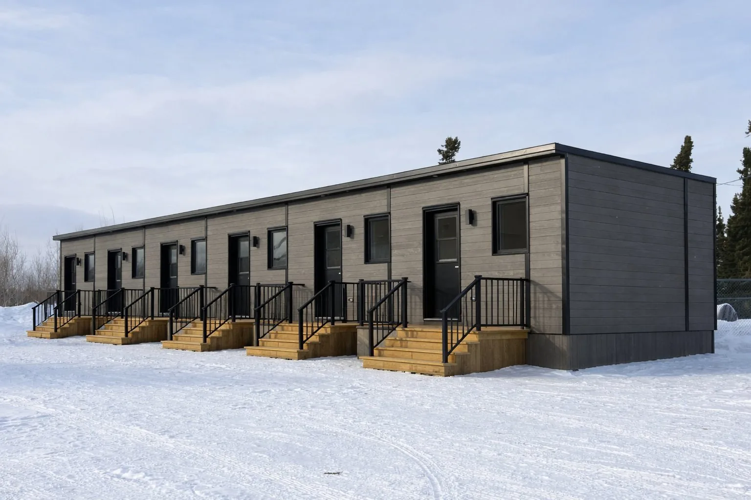 Hébergement 4 chambres · extérieur, hiver